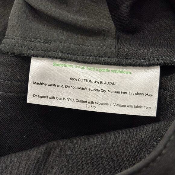 NWT MM Lafleur Sammataro Jean Pants Ankle Stretch Black Size 0 - SMS1BLK - Picture 5 of 6